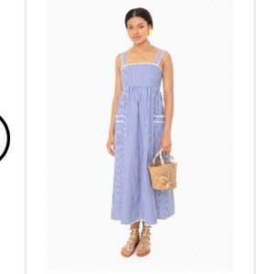 Tuckernuck blue and white striped dress